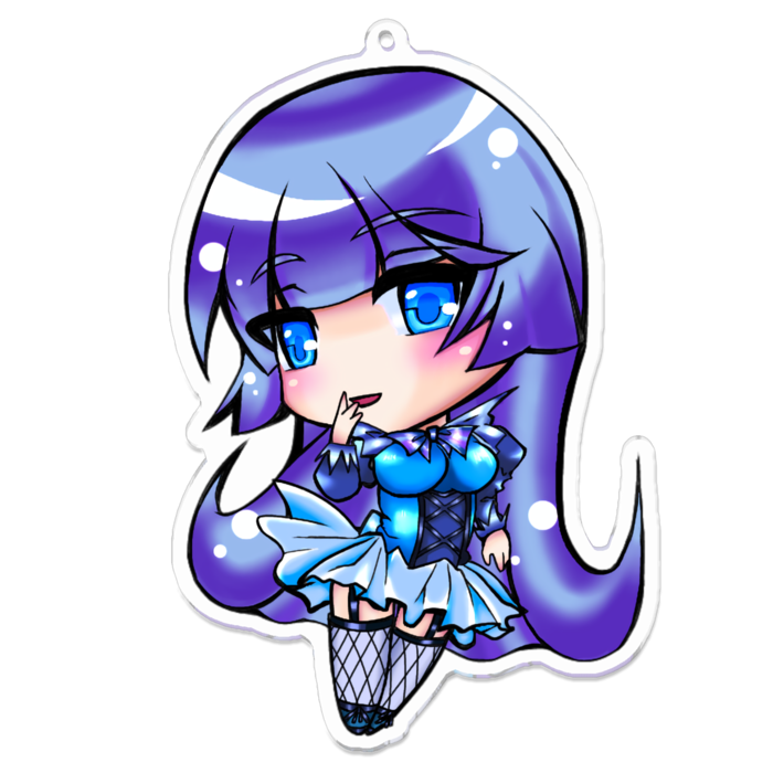 アクリルキーホルダー - 100 x 100 (mm)