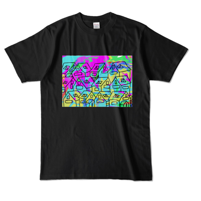 カラーTシャツ - L - ブラック (濃色)