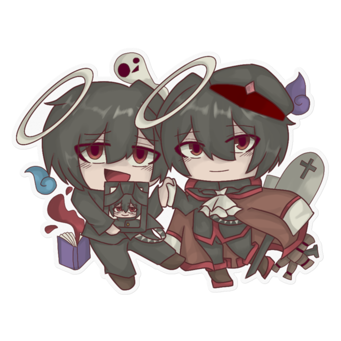 ステッカー - 160 x 160 (mm)