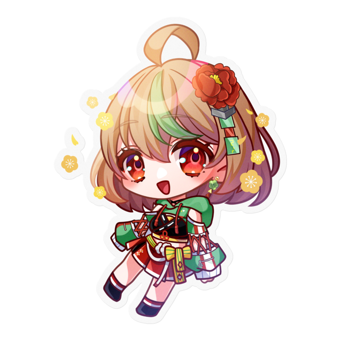 ステッカー(背景クリア) - 100 x 100 (mm)