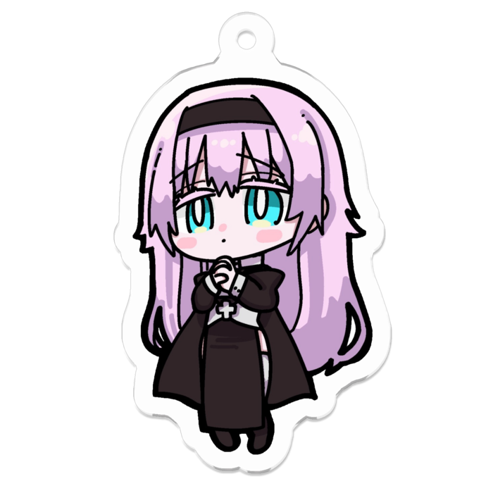 アクリルキーホルダー - 50 x 50 (mm)