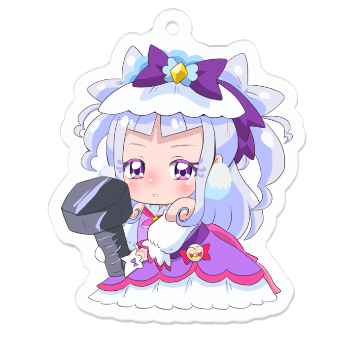 アクリルキーホルダー - 50 x 50 (mm)