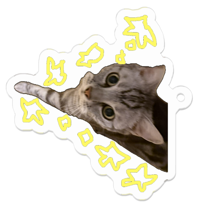 アクリルキーホルダー - 50 x 50 (mm)