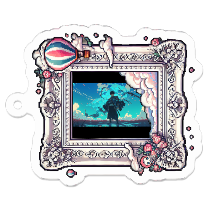 アクリルキーホルダー - 50 x 50 (mm)