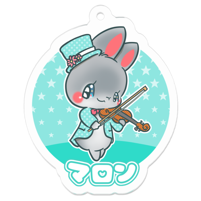 アクリルキーホルダー - 50 x 50 (mm)