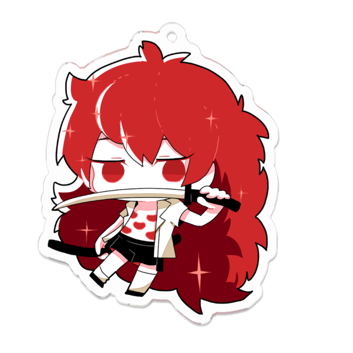 アクリルキーホルダー - 70 x 70 (mm)