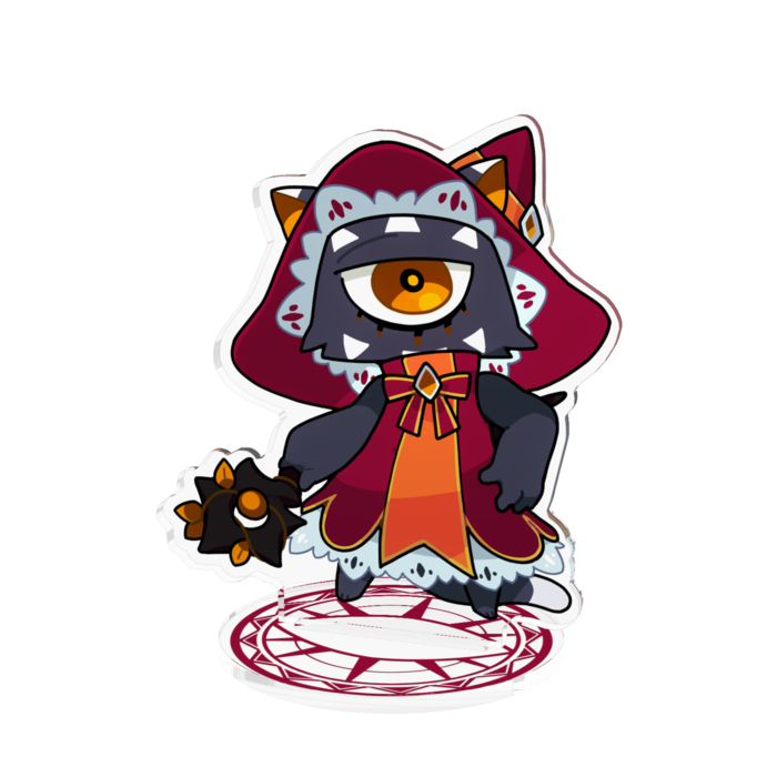 【黒】アクリルフィギュア大 - 100x100mm