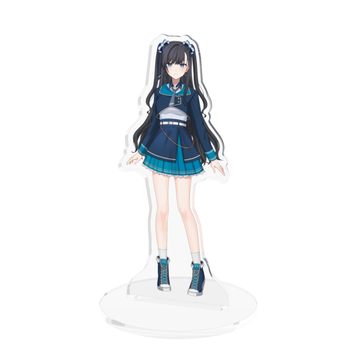 黒髪ロング - 100x100mm