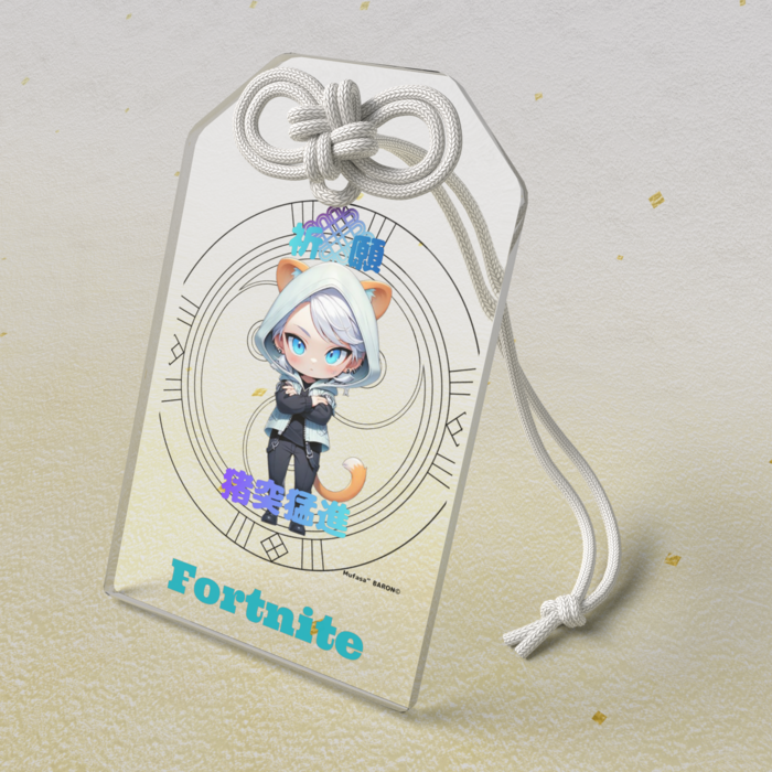 アクリルお守り - 50 × 80mm