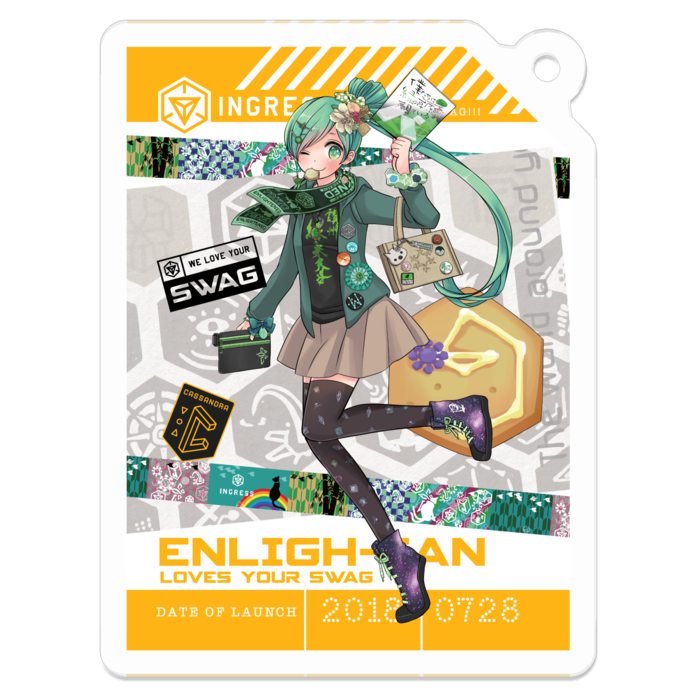 アクリルキーホルダーS - 50 x 50 (mm)