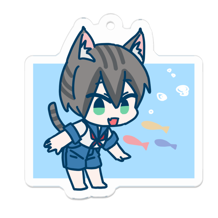 アクリルキーホルダー - 50 x 50 (mm)