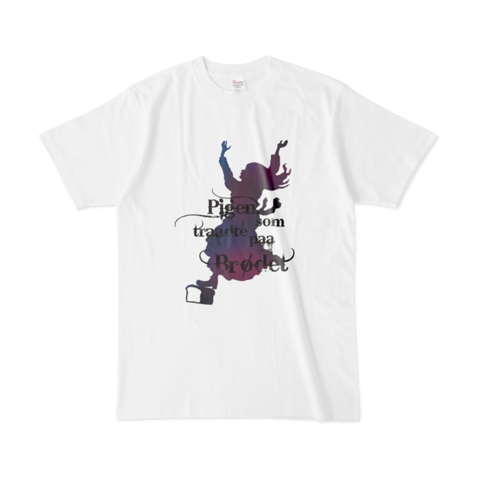 トラウマ影絵 TシャツA - L - 白