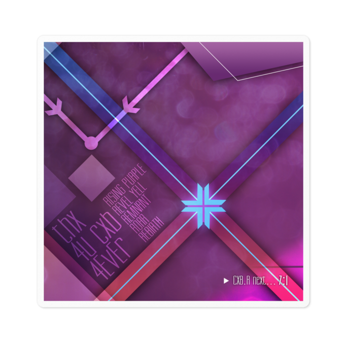 ステッカー - 100 x 100 (mm)