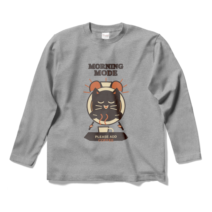 ロングスリーブTシャツ - S - 杢グレー