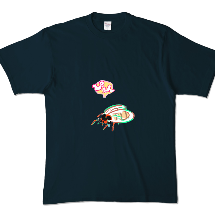 カラーTシャツ - XL - ネイビー (濃色)