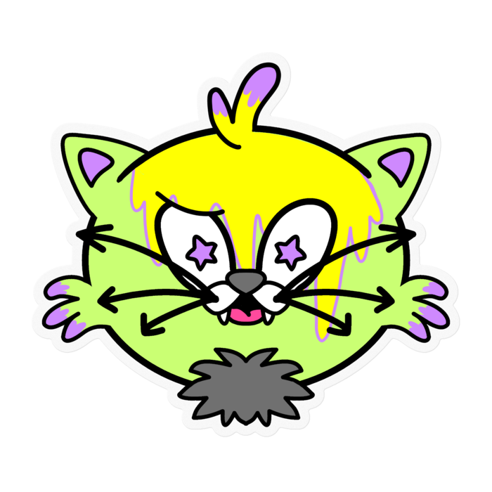 ステッカー - 100 x 100 (mm)