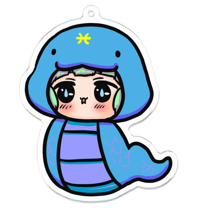 アクリルキーホルダー - 70 x 70 (mm)