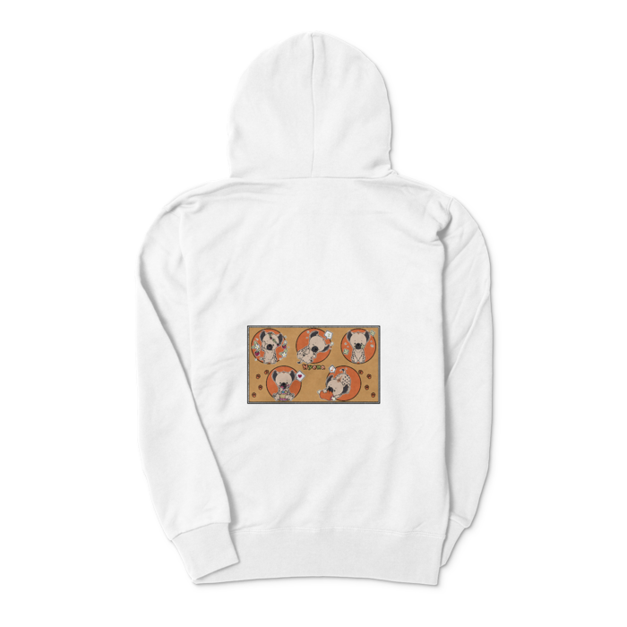 ジップパーカー - S - ホワイト