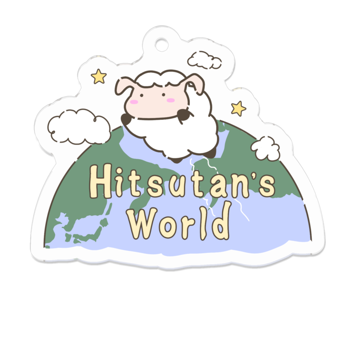 アクリルキーホルダー - 50 x 50 (mm)