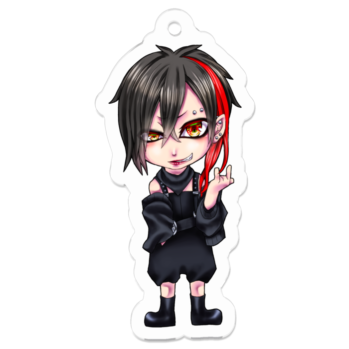 アクリルキーホルダー（コーティング） - 50 x 50 (mm)