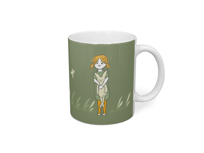 マグカップ - 直径 8 cm / 高さ 9.5 cm(わかくさ)