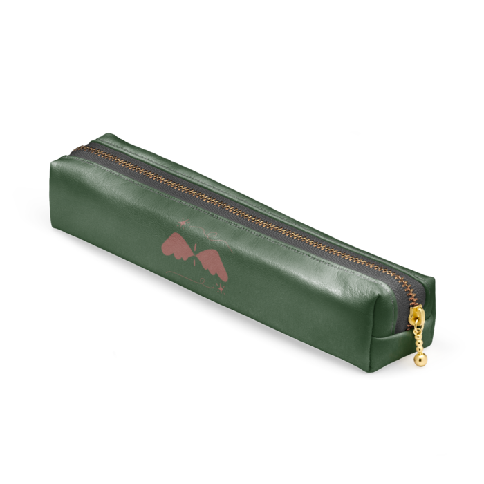 ペンケース - 20 x 4 x 4cm - ブラック