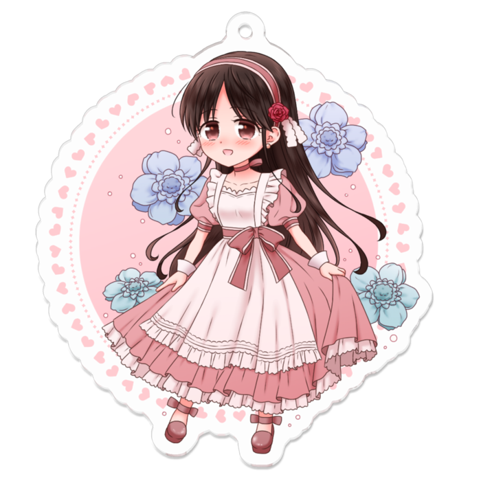 アクリルキーホルダー - 70 x 70 (mm)