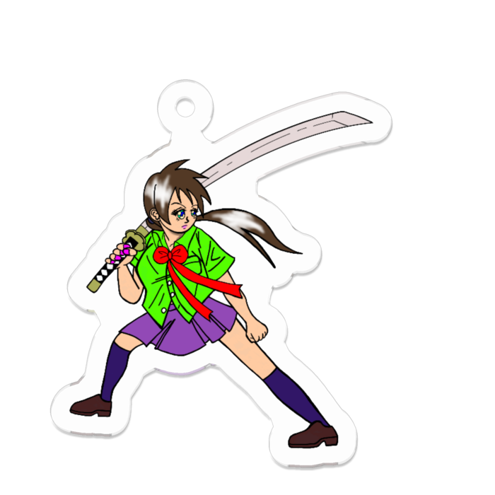アクリルキーホルダー - 50 x 50 (mm)