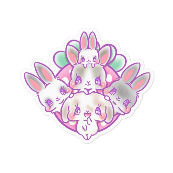 ステッカー - 100 x 100 (mm)