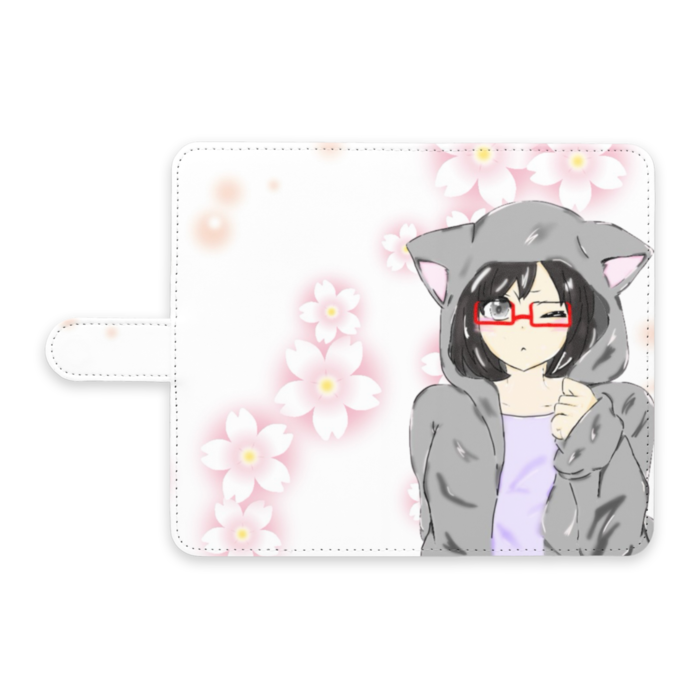 手帳型Androidケース - L - ストラップ穴 なし
