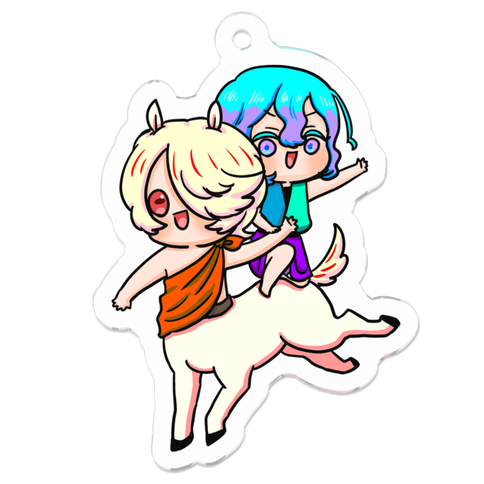 アクリルキーホルダー - 50 x 50 (mm)