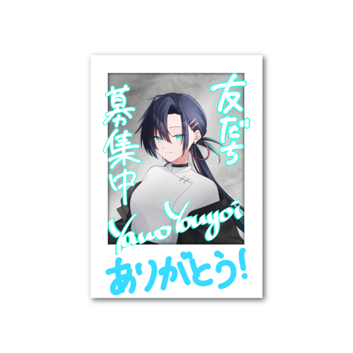 チェキ風カード(らくがきつき)