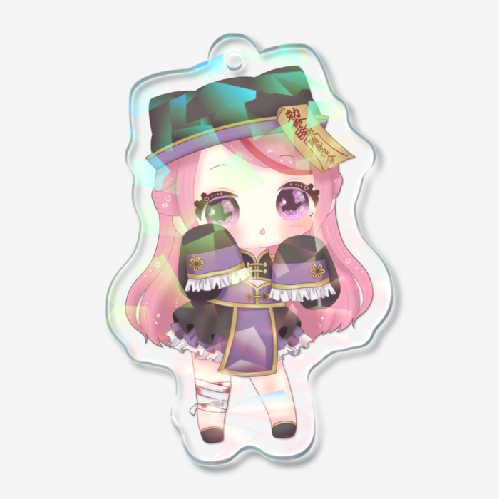 ホログラムアクリルキーホルダー - 50 × 50mm