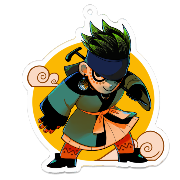 アクリルキーホルダー - 70 x 70 (mm)