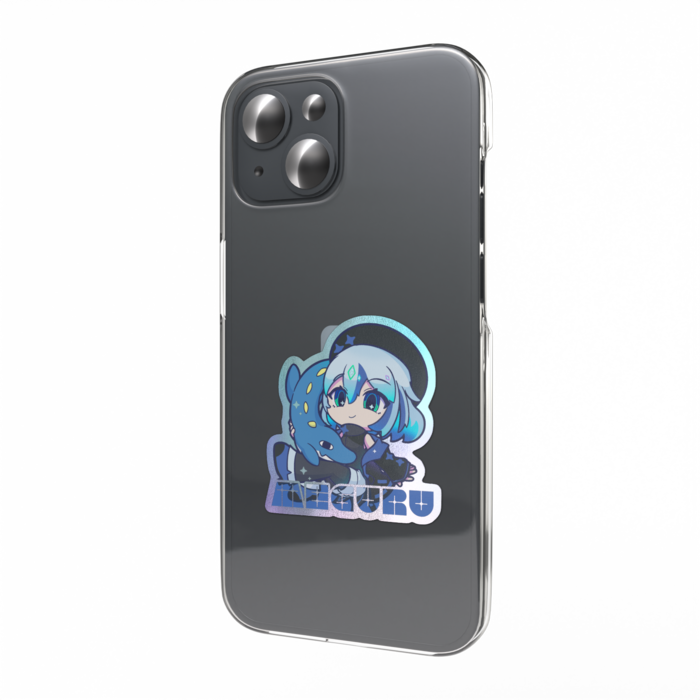 オーロラスマホステッカー - 縦