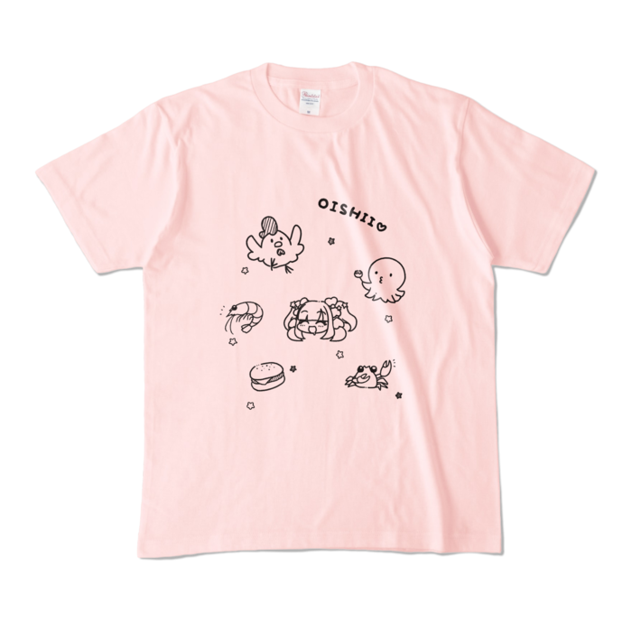 カラーTシャツ - M - ライトピンク (淡色)