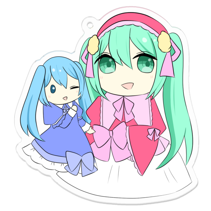アクリルキーホルダー - 70 x 70 (mm)
