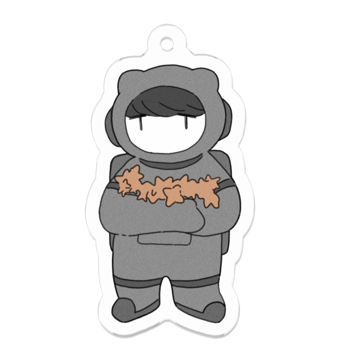 アクリルキーホルダー - 50 x 50 (mm)