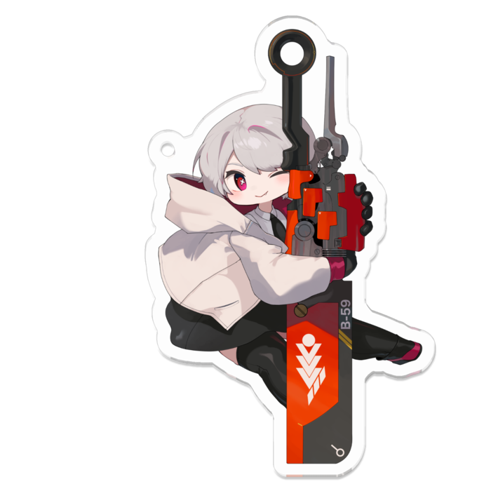 アクリルキーホルダー - 70 x 70 (mm)