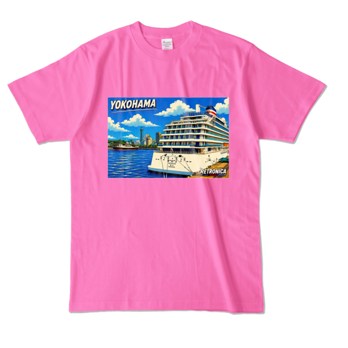 カラーTシャツ - L - ピンク (濃色)
