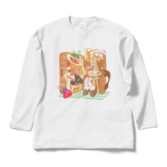 ロングスリーブTシャツ - L - ホワイト