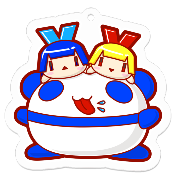 アクリルキーホルダー - 50 x 50 (mm)