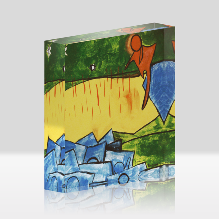 アクリルブロック - 100x100mm