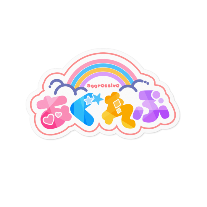 ステッカー - 100 x 100 (mm)