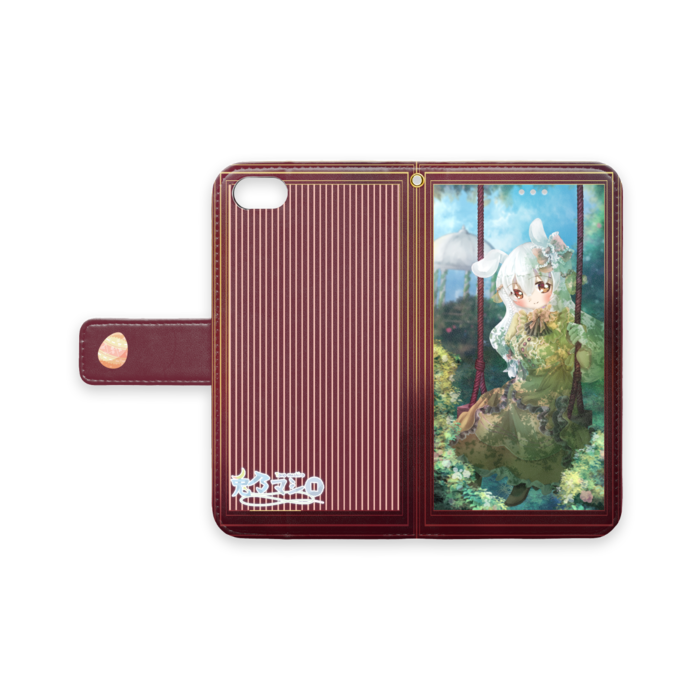 手帳型iPhoneケース - iPhone 8 / 7 / SE2 - ストラップ穴 あり