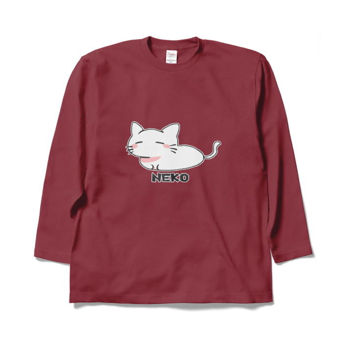 ロングスリーブTシャツ - XL - バーガンディ