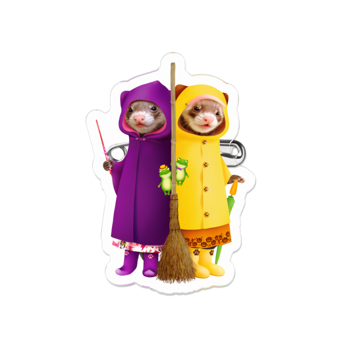 アクリルバッジ - 50 x 50 (mm)