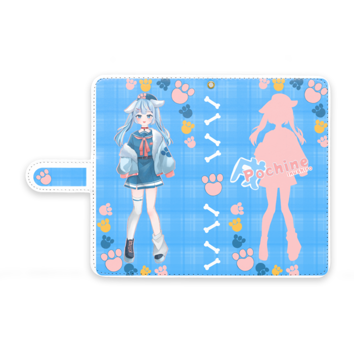 手帳型Androidケース - M - ストラップ穴 あり