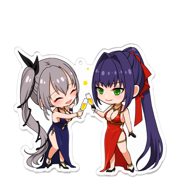 アクリルキーホルダー - 100 x 100 (mm)