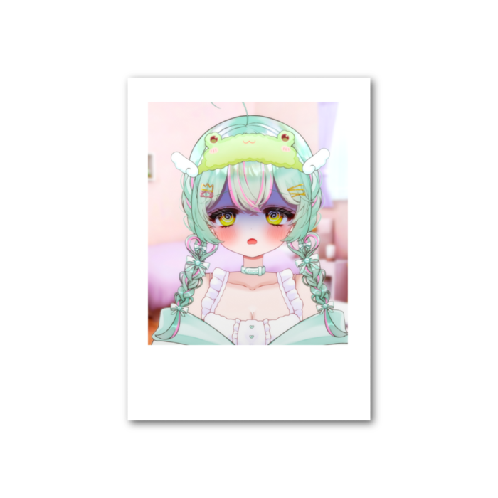 フォト風カード - 青ざめぐるぐる